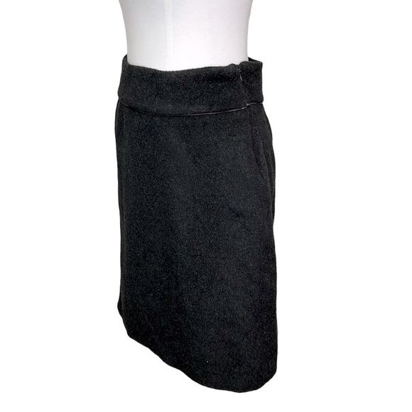 David N Camel Hair Skirt Black - Picture 2 of 5